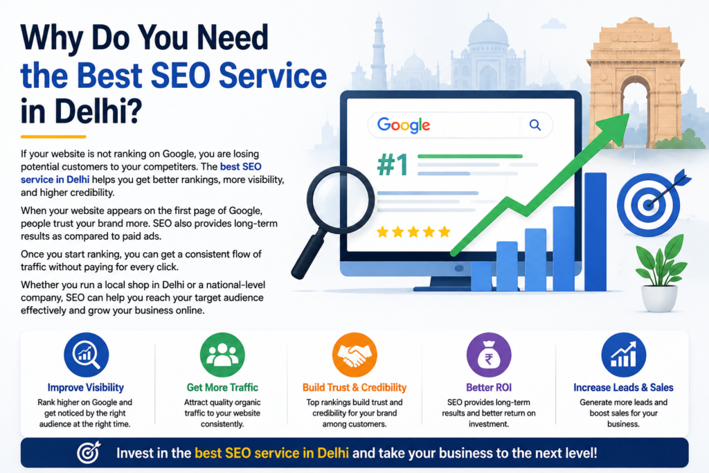 Why Do You Need the Best SEO Service in Delhi?