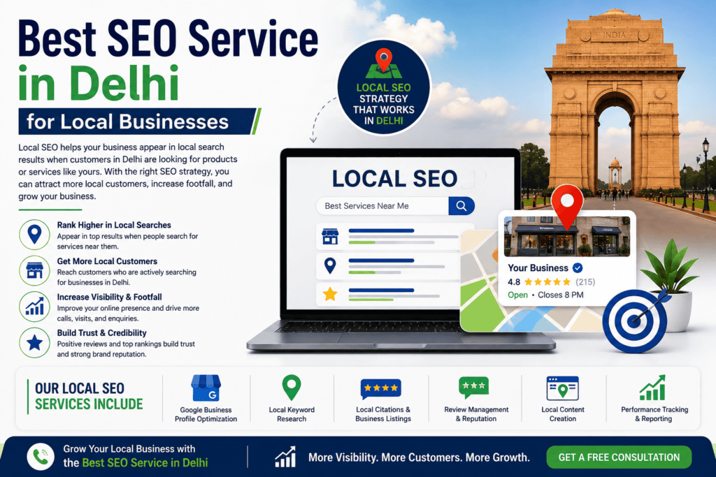 Best SEO Service in Delhi for Local Businesses